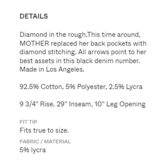 MOTHER The Diamond Swooner Jeans - Picture 11 of 11